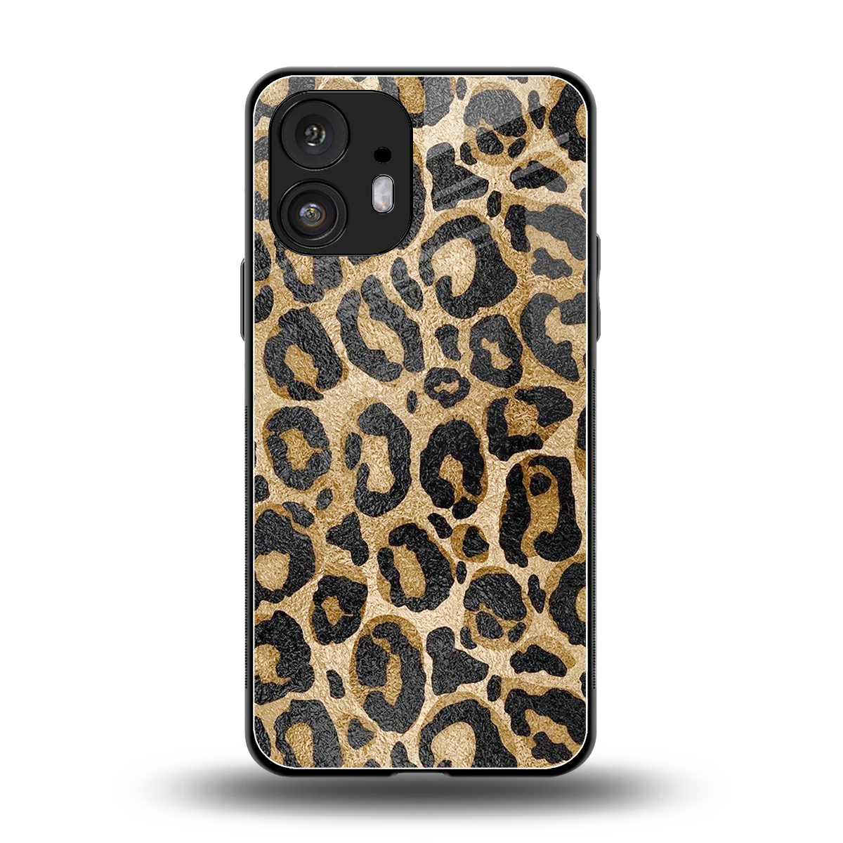 Cheetah Chic back phone cover | glass case for nothing phone 2
