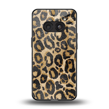 Cheetah Chic back phone cover | glass case for nothing phone 2a