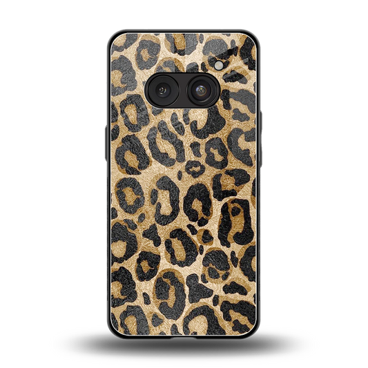 Cheetah Chic back phone cover | glass case for nothing phone 2a