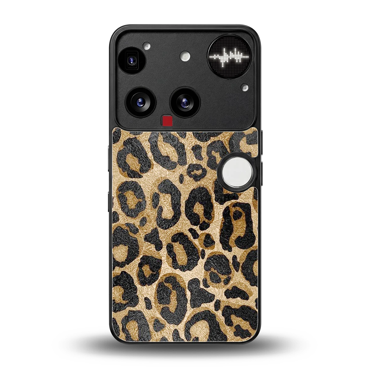 Cheetah Chic back phone cover | glass case for nothing phone 3