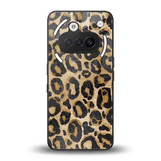 Cheetah Chic back phone cover | glass case for nothing phone 3a