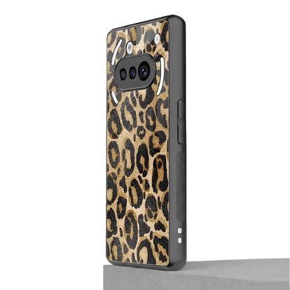 Cheetah Chic nothing phone 3a mobile cover | shockproof glass phone case