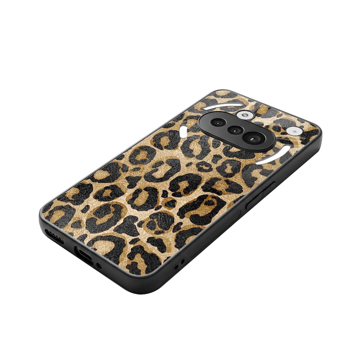 Cheetah Chic stylish phone case for nothing phone 3a | glossy glass and slim fit