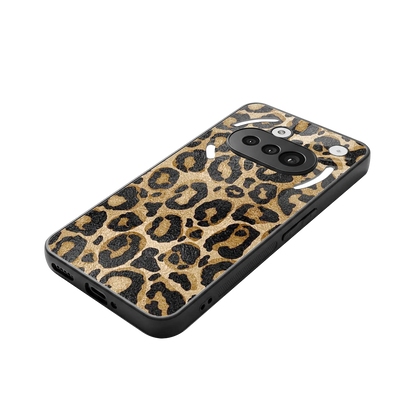 Cheetah Chic stylish phone case for nothing phone 3a | glossy glass and slim fit
