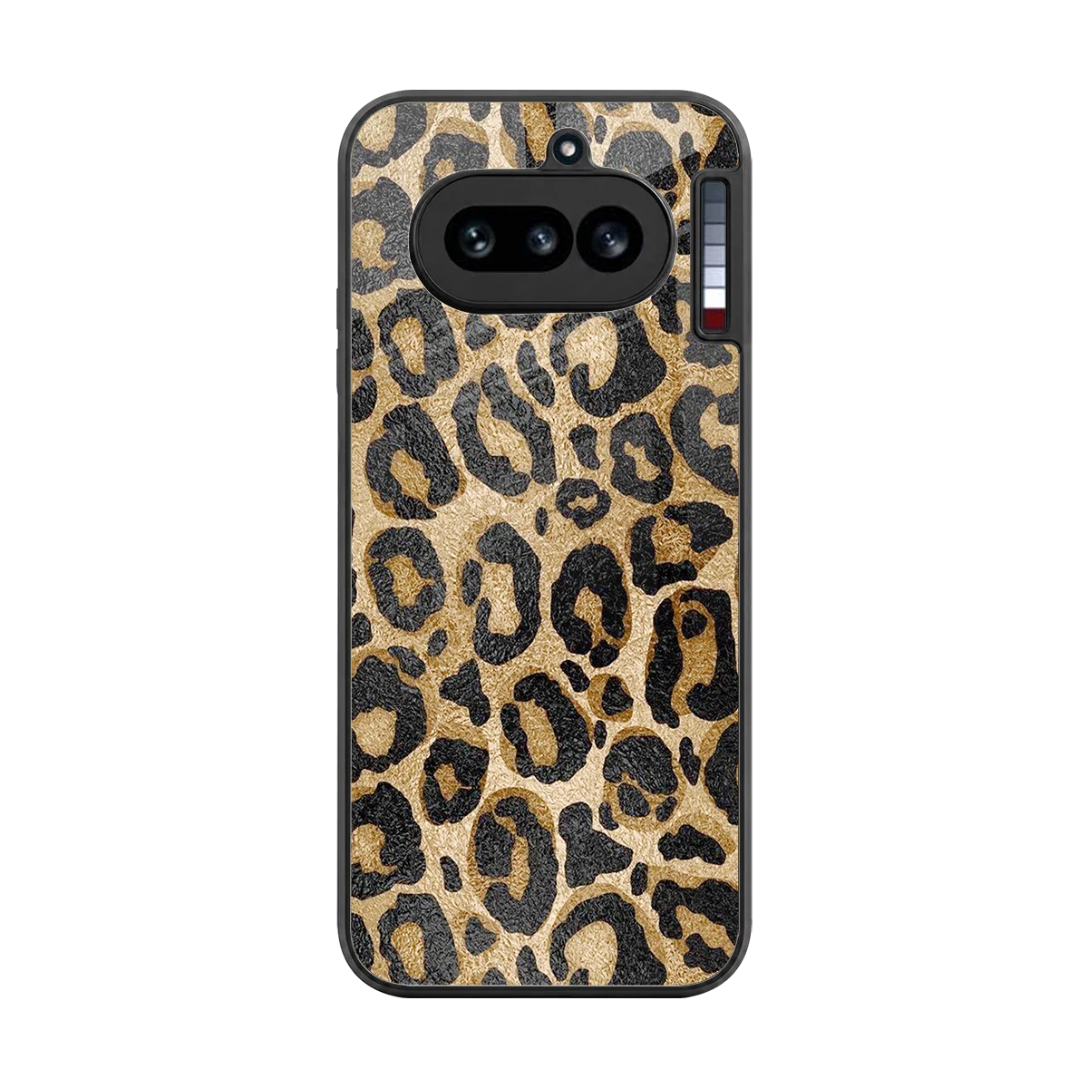 Cheetah Chic back phone cover | glass case for nothing phone 4a