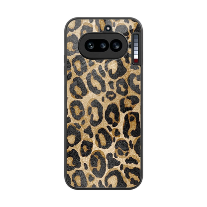Cheetah Chic back phone cover | glass case for nothing phone 4a