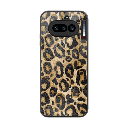 Cheetah Chic back phone cover | glass case for nothing phone 4a