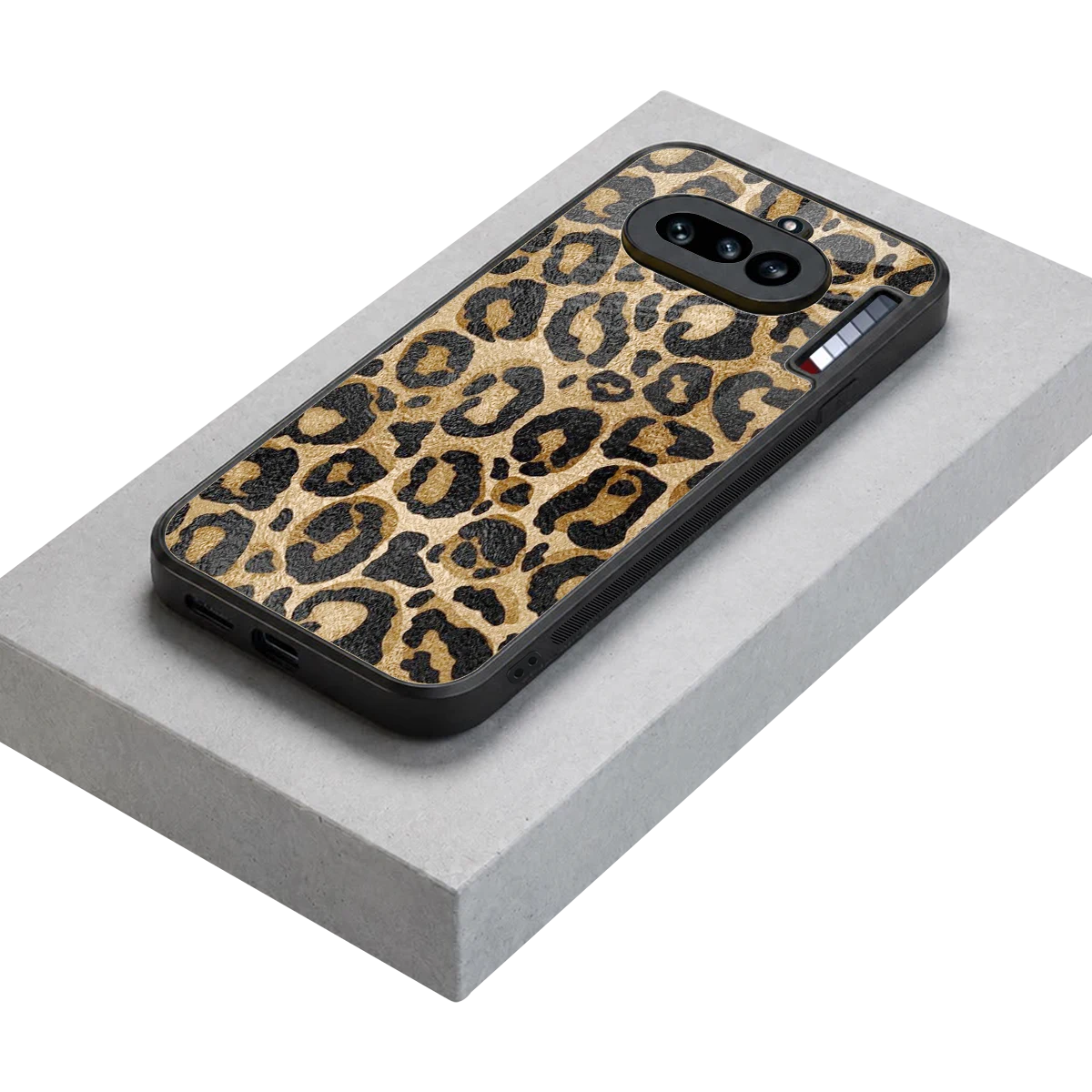Cheetah Chic stylish phone case for nothing phone 4a | glossy glass and slim fit