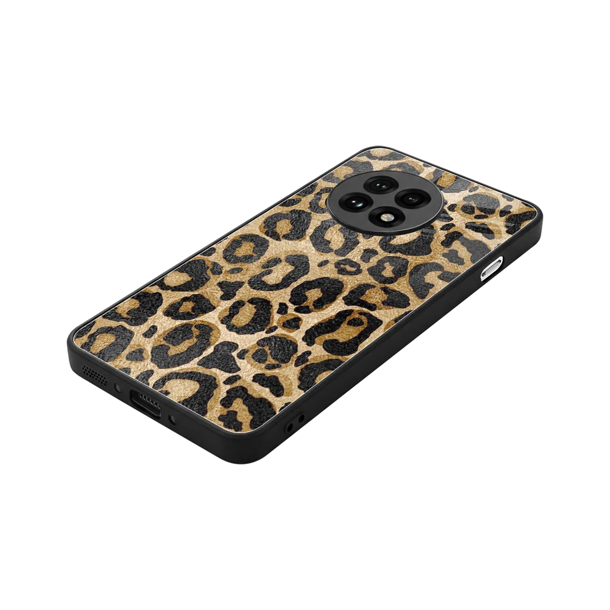 Cheetah Chic stylish phone case for oneplus 13r | glossy glass and slim fit