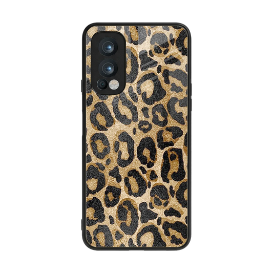 Cheetah Chic back phone cover | glass case for oneplus nord 2