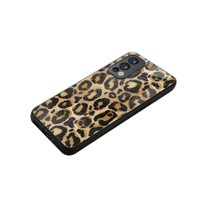 Cheetah Chic stylish phone case for oneplus nord 2 | glossy glass and slim fit