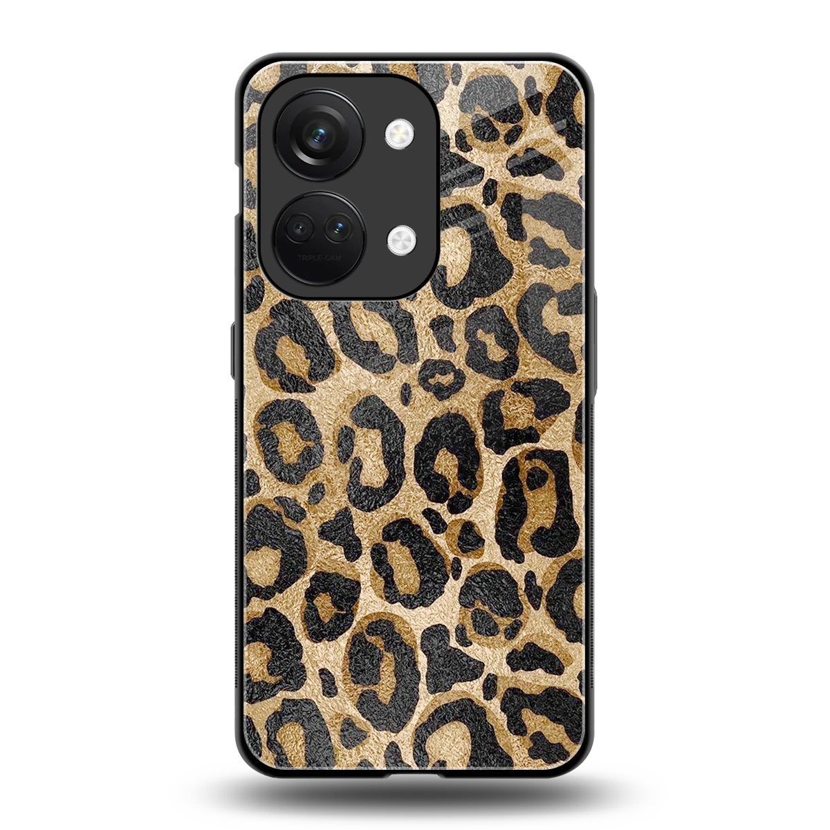 Cheetah Chic back phone cover | glass case for oneplus nord 3