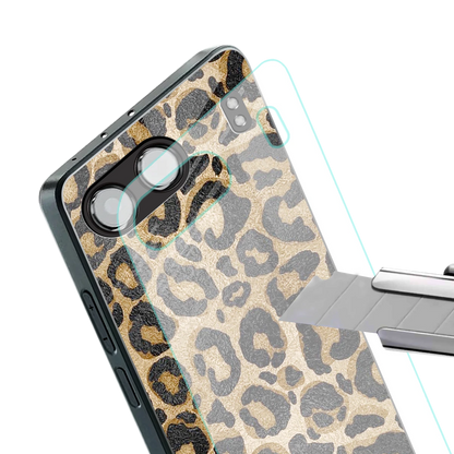 Cheetah Chic stylish phone case for oneplus nord 4 | glossy glass and slim fit