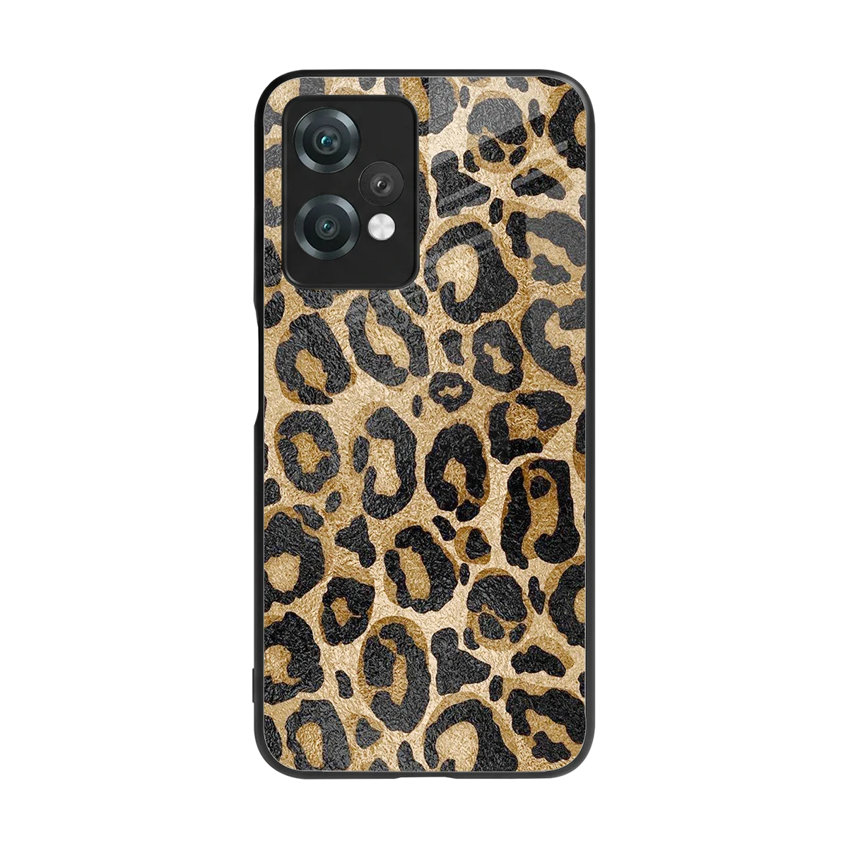 Cheetah Chic back phone cover | glass case for oneplus nord ce 2 lite