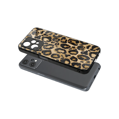 Cheetah Chic sleek oneplus nord ce 2 lite cover with tempered glass back and TPU edges