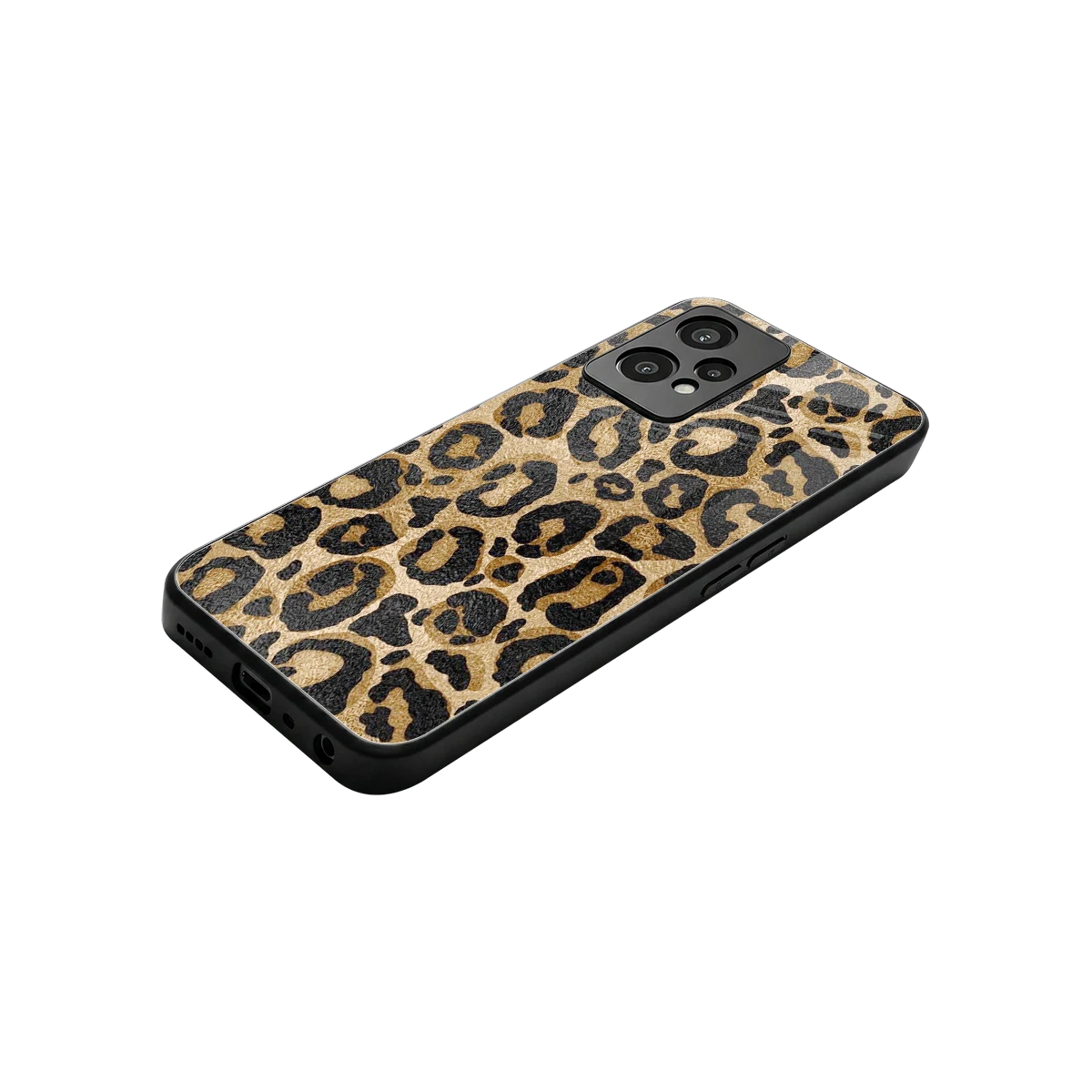 Cheetah Chic stylish phone case for oneplus nord ce 2 lite | glossy glass and slim fit
