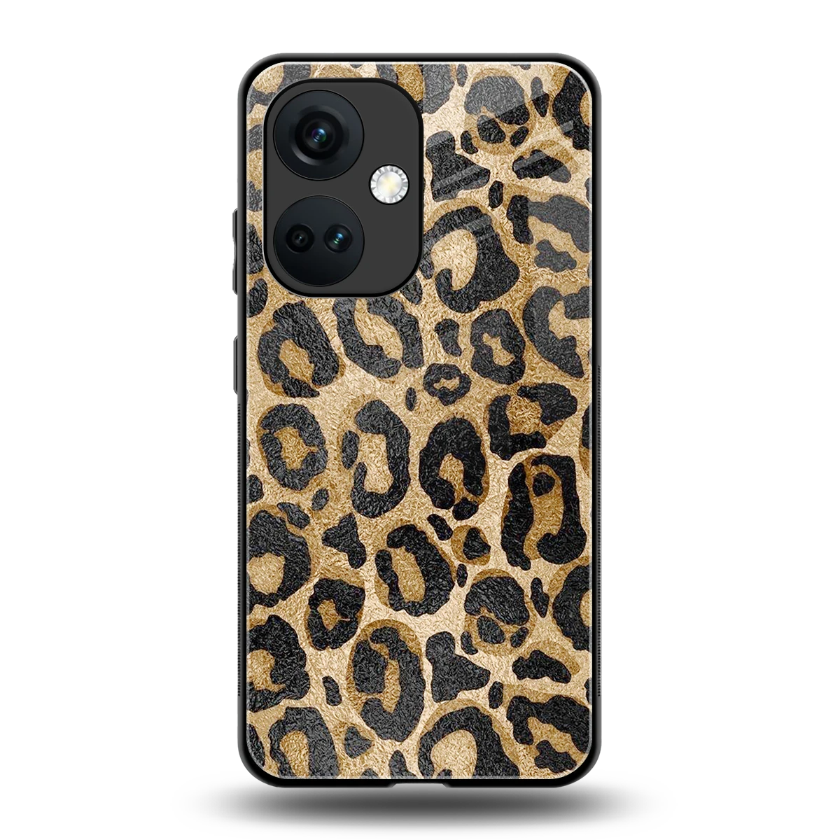 Cheetah Chic back phone cover | glass case for oneplus nord ce 3