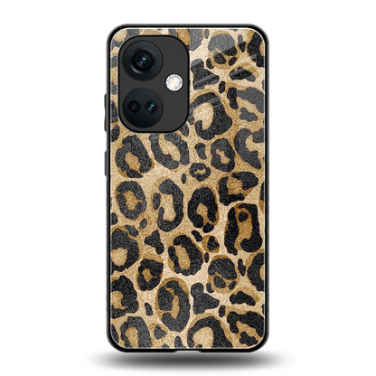 Cheetah Chic back phone cover | glass case for oneplus nord ce 3