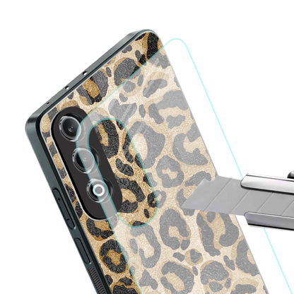 Cheetah Chic stylish phone case for oneplus nord ce 4 | glossy glass and slim fit