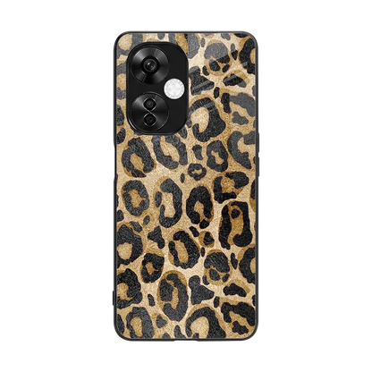 Cheetah Chic back phone cover | glass case for oneplus nord ce 3 lite