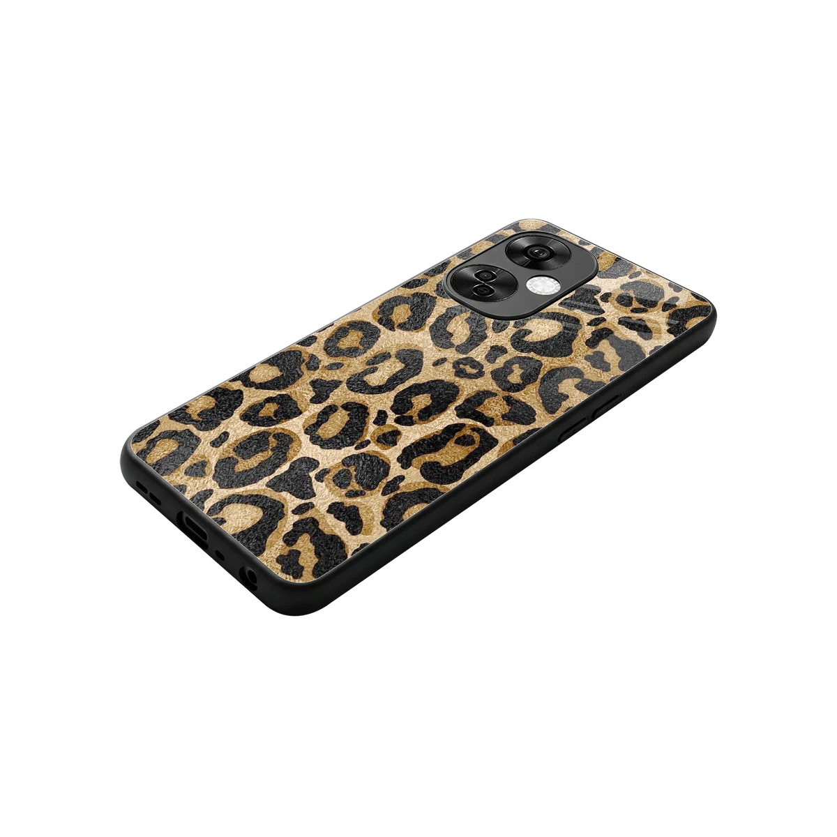 Cheetah Chic stylish phone case for oneplus nord ce 3 lite | glossy glass and slim fit