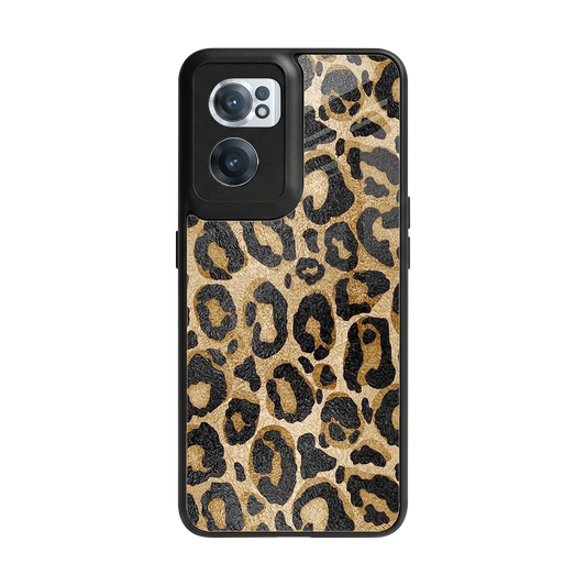 Cheetah Chic back phone cover | glass case for oneplus nord ce 2