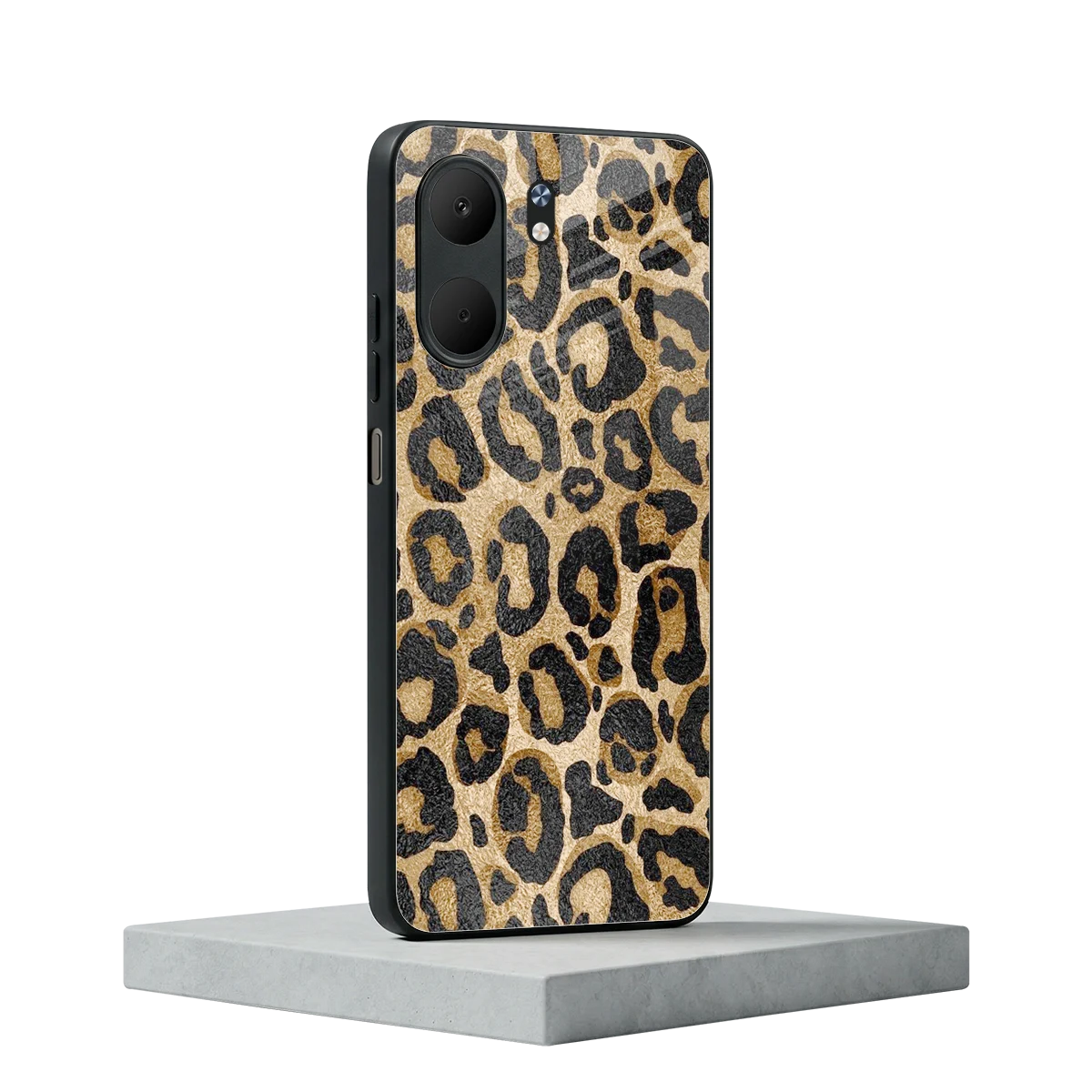 Cheetah Chic oppo a5x 5g mobile cover | shockproof glass phone case