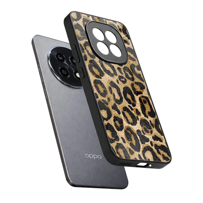 Cheetah Chic sleek oppo f29 pro 5g cover with tempered glass back and TPU edges