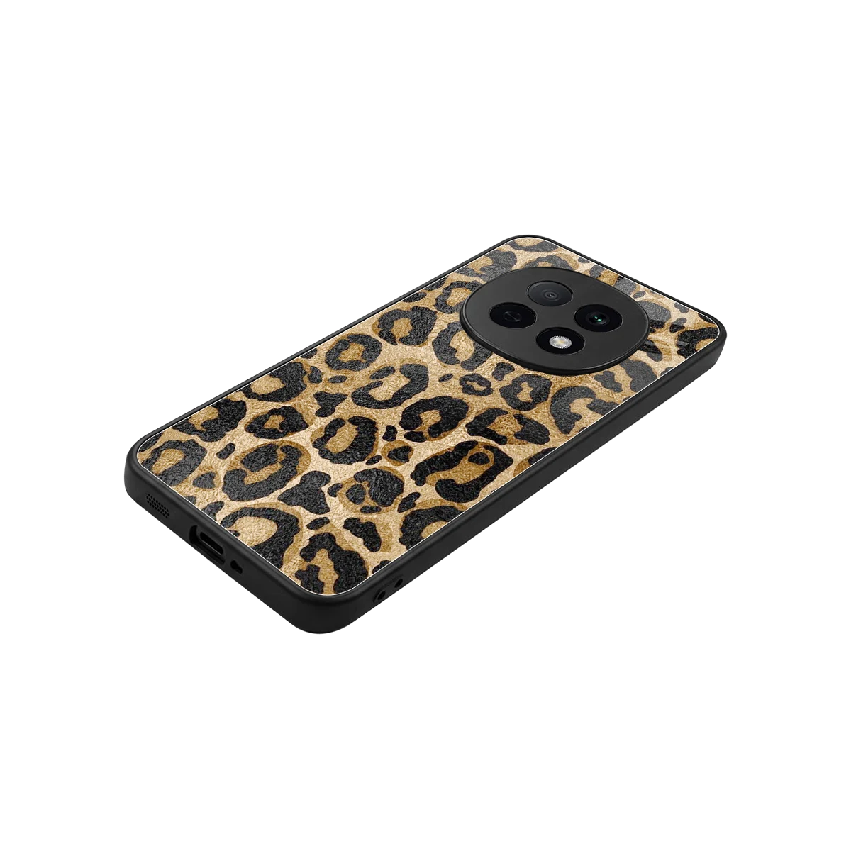 Cheetah Chic stylish phone case for oppo f29 pro 5g | glossy glass and slim fit
