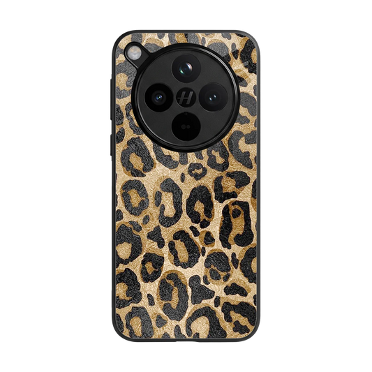 Cheetah Chic back phone cover | glass case for oppo find x8