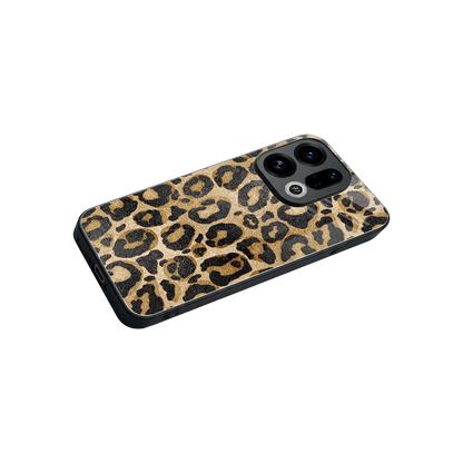 Cheetah Chic stylish phone case for oppo find x9 | glossy glass and slim fit