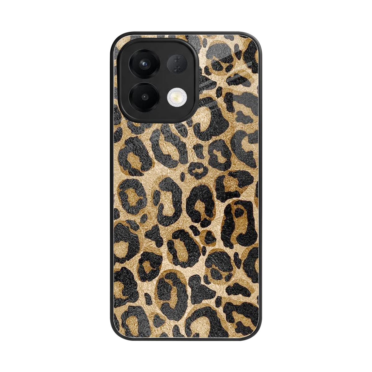 Cheetah Chic back phone cover | glass case for oppo k13 5g