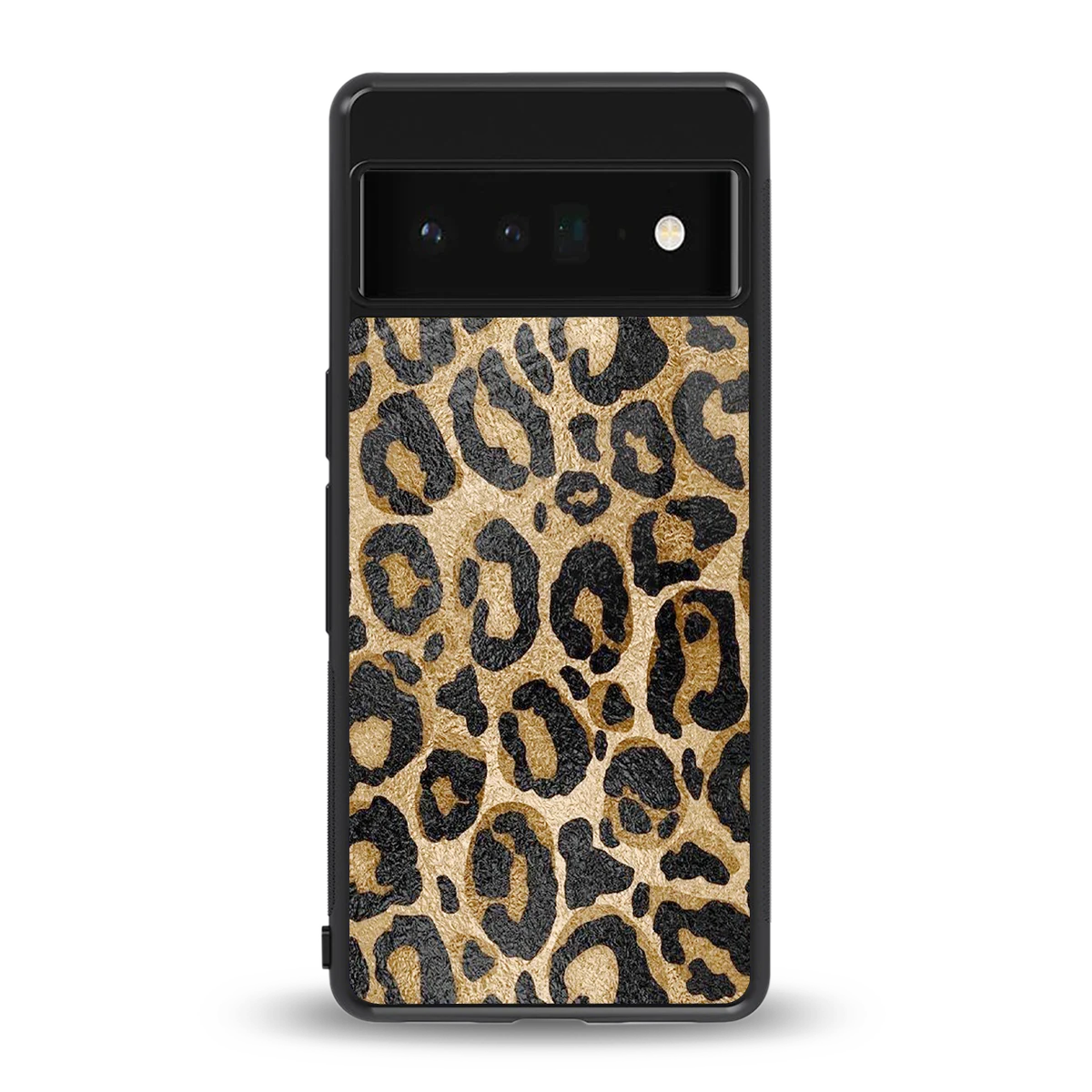Cheetah Chic back phone cover | glass case for google pixel 6 pro