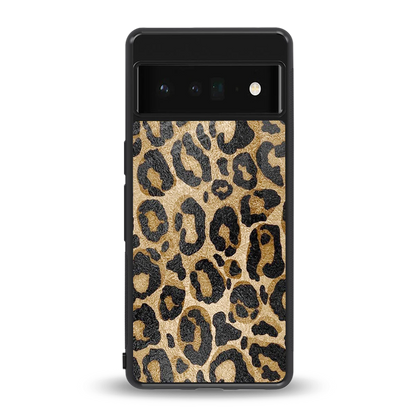 Cheetah Chic back phone cover | glass case for google pixel 6 pro