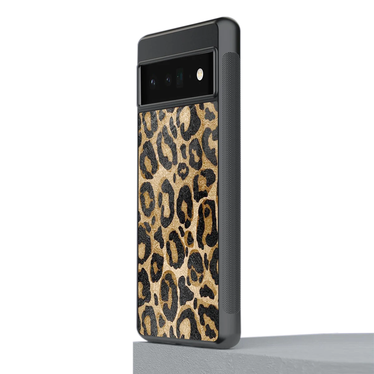 Cheetah Chic stylish phone case for google pixel 6 pro | glossy glass and slim fit
