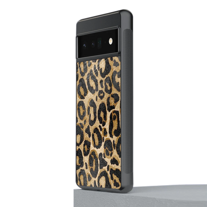 Cheetah Chic stylish phone case for google pixel 6 pro | glossy glass and slim fit