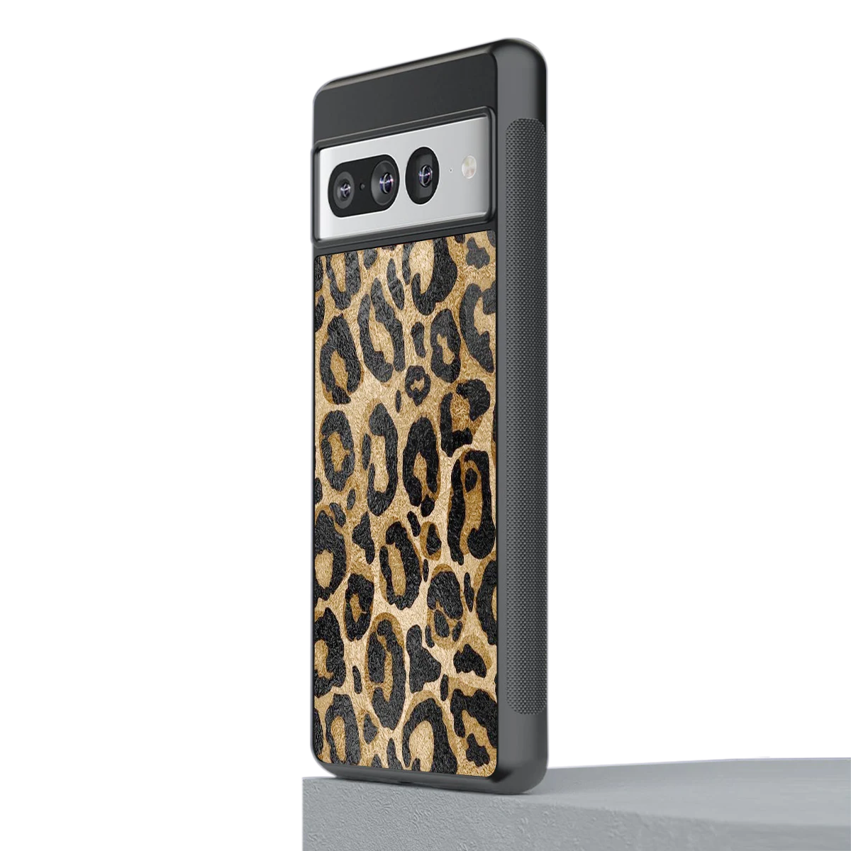 Cheetah Chic stylish phone case for google pixel 7 pro | glossy glass and slim fit
