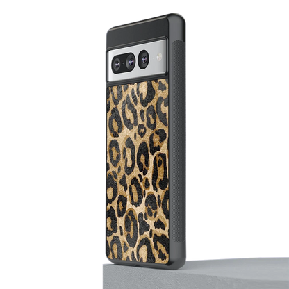 Cheetah Chic stylish phone case for google pixel 7 pro | glossy glass and slim fit
