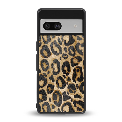 Cheetah Chic back phone cover | glass case for google pixel 7a