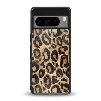 Cheetah Chic back phone cover | glass case for google pixel 8 pro