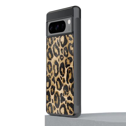Cheetah Chic stylish phone case for google pixel 8 pro | glossy glass and slim fit