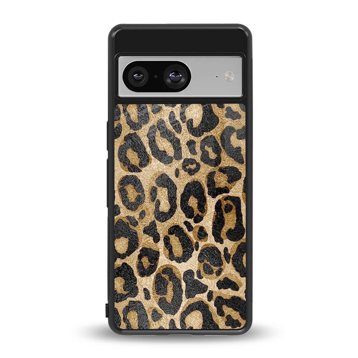 Cheetah Chic back phone cover | glass case for google pixel 8