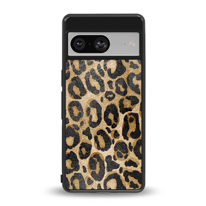 Cheetah Chic back phone cover | glass case for google pixel 8