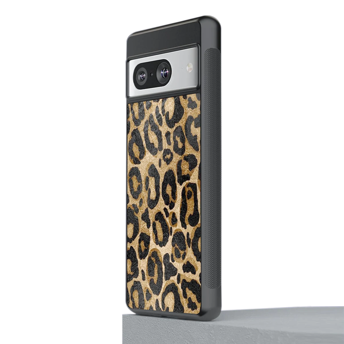 Cheetah Chic stylish phone case for google pixel 8 | glossy glass and slim fit