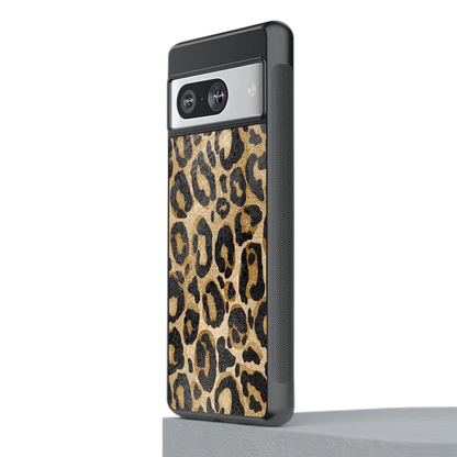 Cheetah Chic stylish phone case for google pixel 8 | glossy glass and slim fit