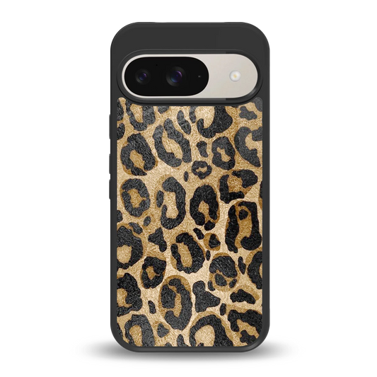 Cheetah Chic back phone cover | glass case for google pixel 9