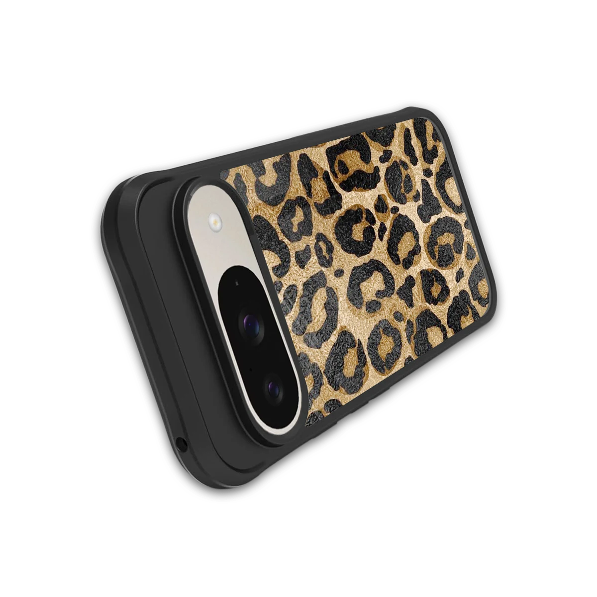 Cheetah Chic stylish phone case for google pixel 9 | glossy glass and slim fit