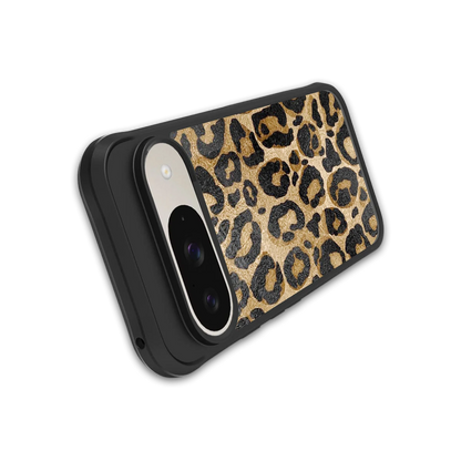 Cheetah Chic stylish phone case for google pixel 9 | glossy glass and slim fit