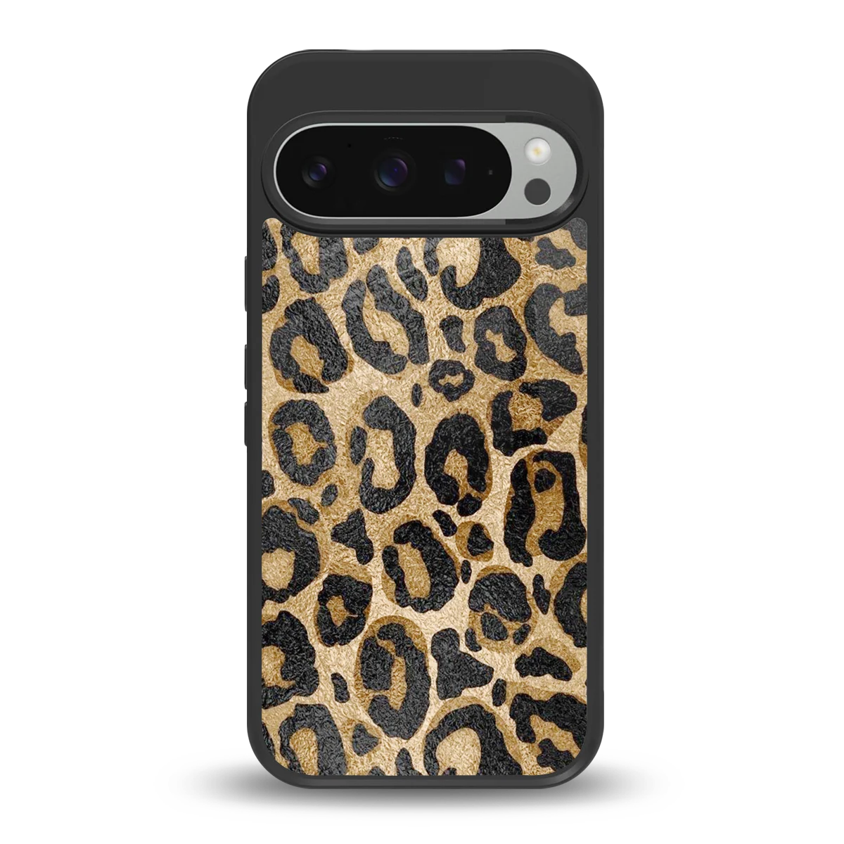 Cheetah Chic back phone cover | glass case for google pixel 9 pro