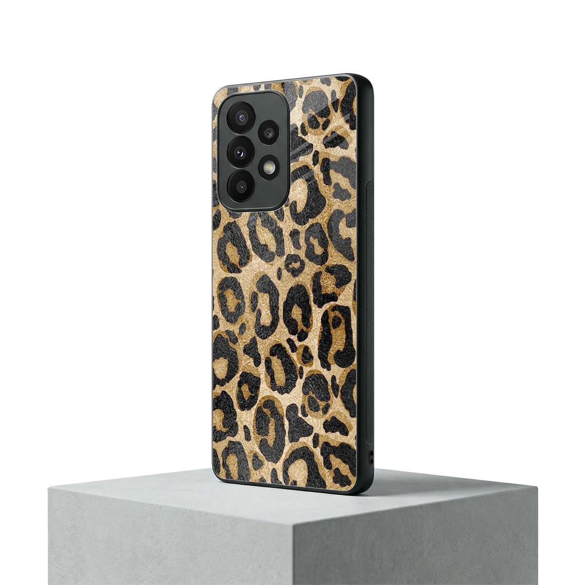 Cheetah Chic samsung galaxy a23 mobile cover | shockproof glass phone case
